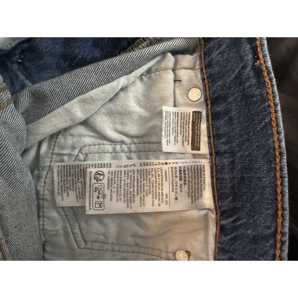 LEVI STRAUSS STYLE 505 W32 X L32 MENS BLUE JEANS - Picture 5 of 8